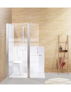 Vaste wandhoekconfiguratie 1200 x 800 mm L1200 mm