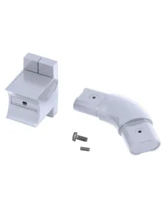 135° connection bracket with wall mount