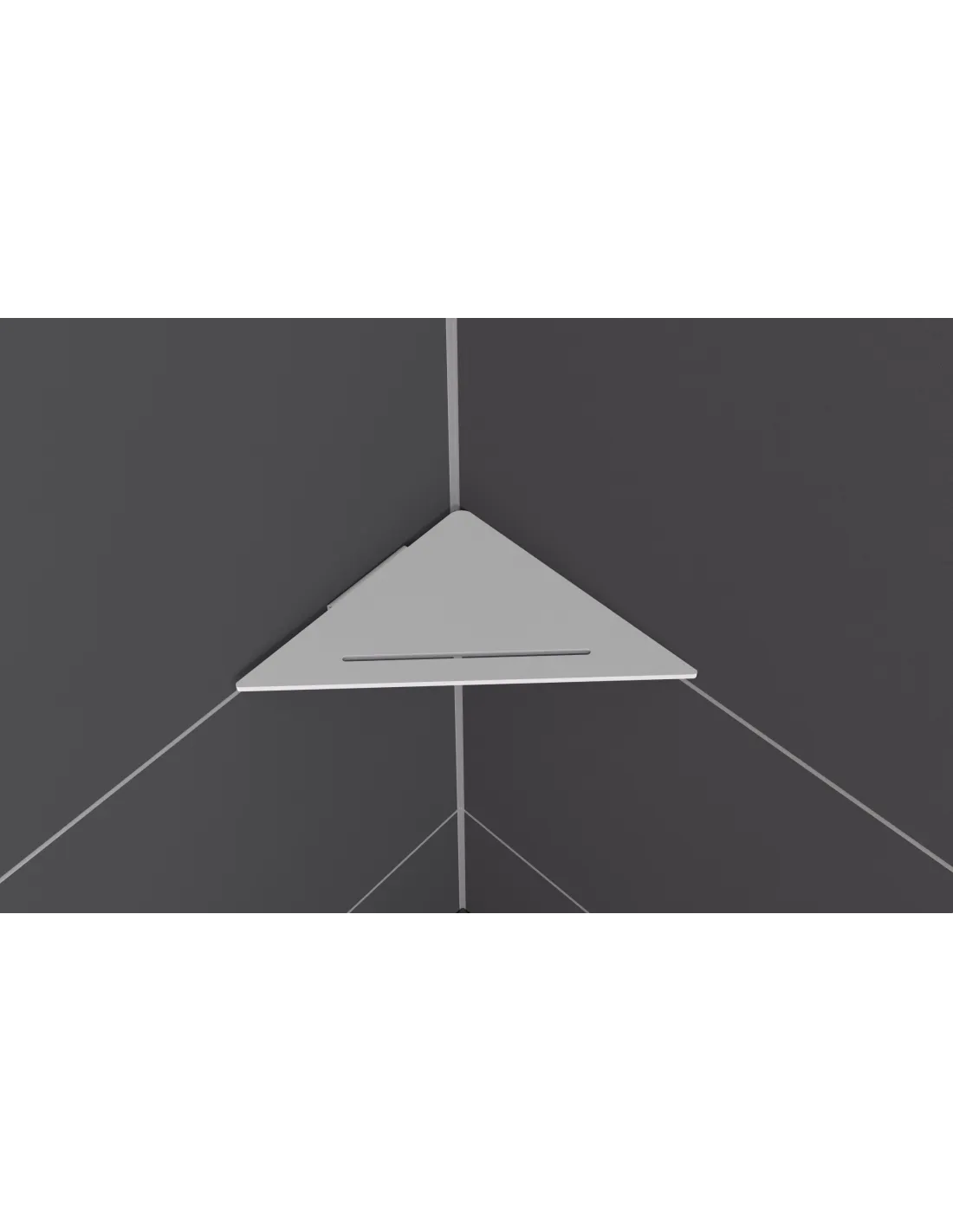 ALUR corner shower shelf