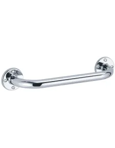 Straight bar with visible fasteners - Hypéco Chromed brass