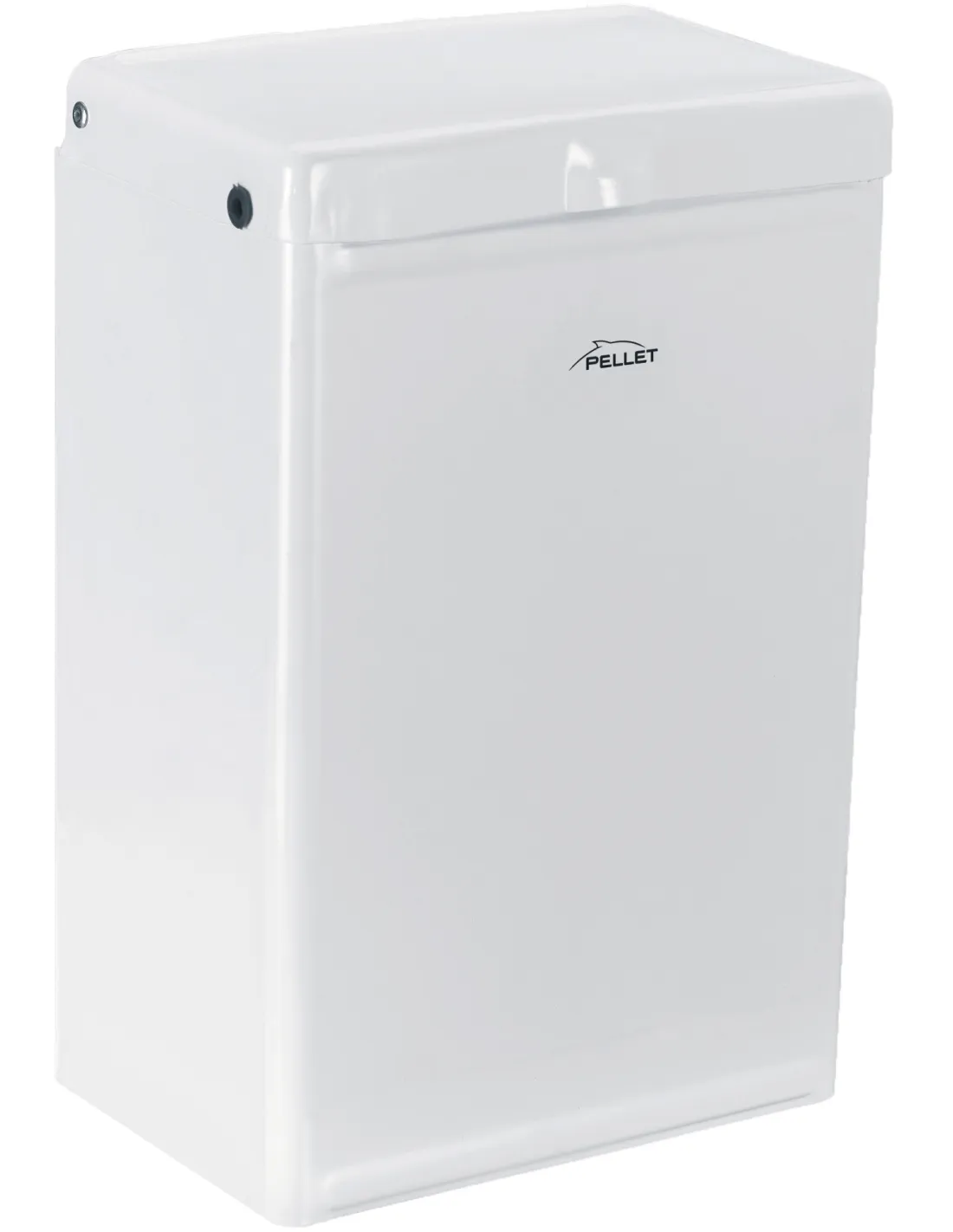 Aan de muur gemonteerde prullenbak