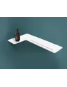 ALUR L-shaped shower shelf
