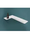 ALUR L-shaped shower shelf
