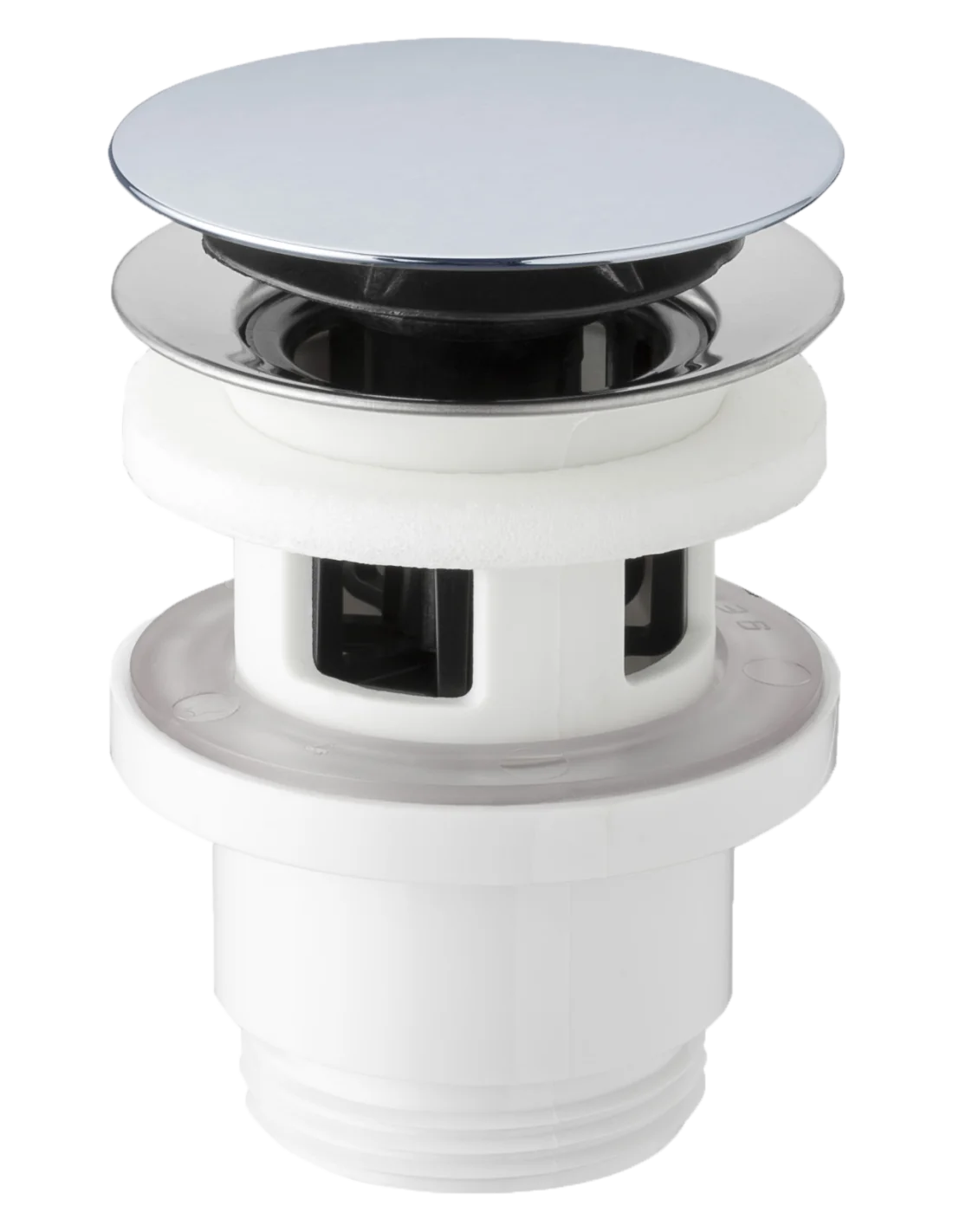 Bonde vasque Clic Clac en ABS blanc | PELLET